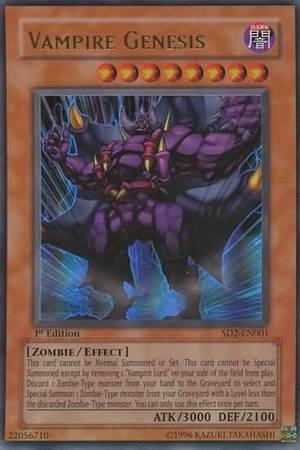 Vampire Genesis [1st Edition] SD2-EN001 YuGiOh Structure Deck: Zombie Madness