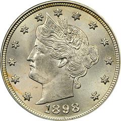 1898 [PROOF] Coins Liberty Head Nickel Prices