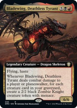 Bladewing, Deathless Tyrant [Extended Art] #85 Magic Dominaria United Commander