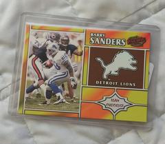 Barry sanders #10 Football Cards 1998 Pacific Team Checklist Prices