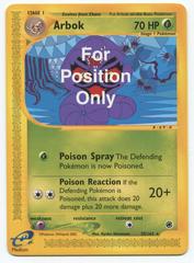 Arbok [For Position Only] Pokemon Expedition Prices
