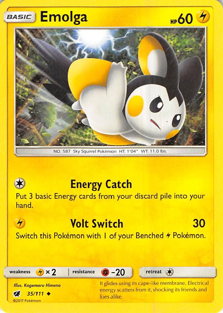 Emolga #35 Pokemon Crimson Invasion