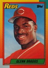 Glenn Braggs #13T Baseball Cards 1990 Topps Traded Tiffany Prices