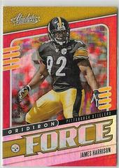 James Harrison [Spectrum Red] #3 Football Cards 2019 Panini Absolute Gridiron Force Prices