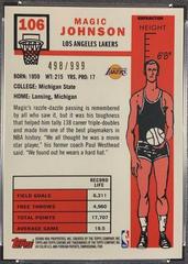 Back Side | Magic Johnson [1957 Refractor] Basketball Cards 2007 Topps Chrome