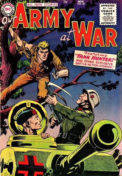 Our Army at War #40 (1955) Comic Books Our Army at War