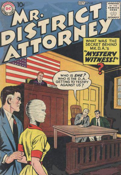 Mr. District Attorney #65 (1958) Comic Books Mr. District Attorney