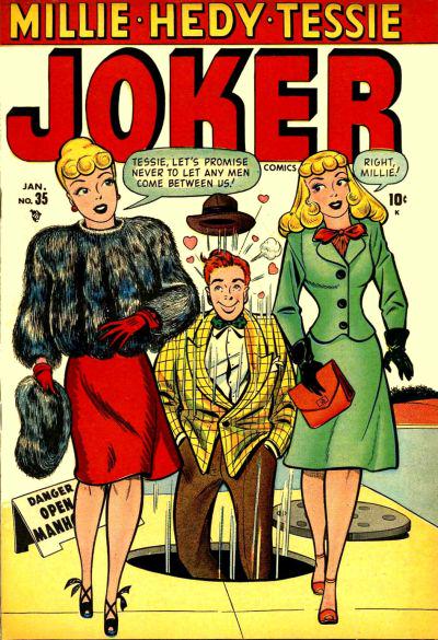 Joker Comics #35 (1949) Comic Books Joker Comics