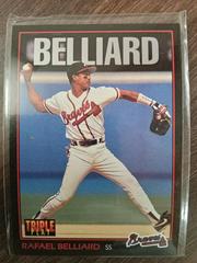 Rafael Belliard #15 Baseball Cards 1993 Panini Donruss Triple Play Prices