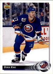 Derek King #191 Hockey Cards 1992 Upper Deck Prices