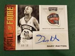 Gary Payton [Gold] Basketball Cards 2020 Panini Chronicles Hall of Fame Autographs Prices