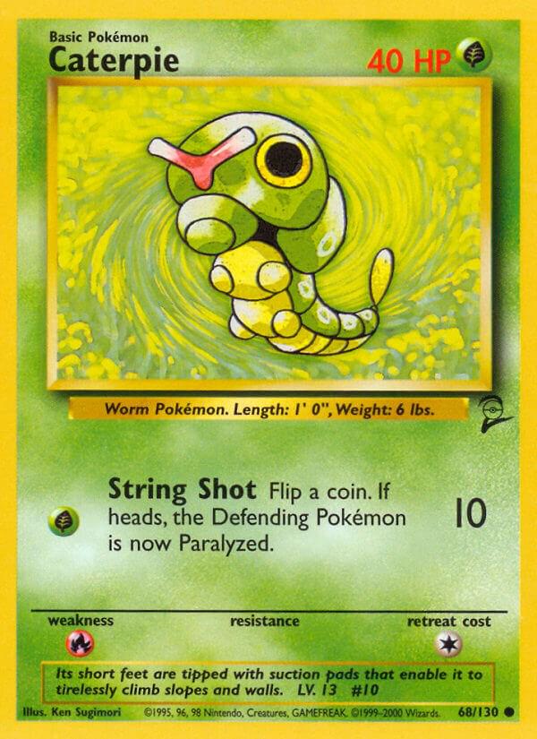 Caterpie #68 Pokemon Base Set 2