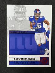 Saquon Barkley [Ruby] #70 Football Cards 2021 Panini Encased Prices