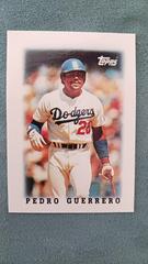 PEDRO GUERRERO #52 Baseball Cards 1988 Topps Mini League Leaders Prices