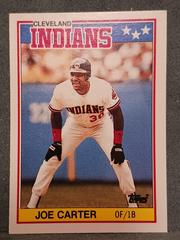 Joe Carter #12 Baseball Cards 1988 Topps American Prices