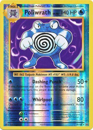 Poliwrath [Reverse Holo] #25 Cover Art