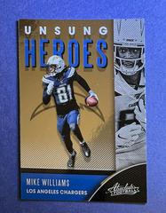 Mike Williams #UH-MW Football Cards 2020 Panini Absolute Unsung Heroes Prices