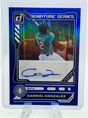 Gabriel Gonzalez [Blue] Baseball Cards 2023 Panini Donruss Signature Series Prices