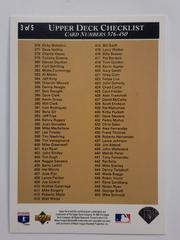 Reverse Side [3-5] Greg Maddux Checklist | Greg Maddux [Checklist] Baseball Cards 1995 Upper Deck Special Edition