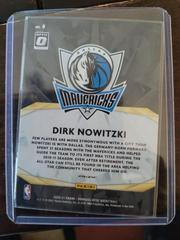 Dirk Back | Dirk Nowitzski Basketball Cards 2020 Panini Donruss Optic Winner Stays
