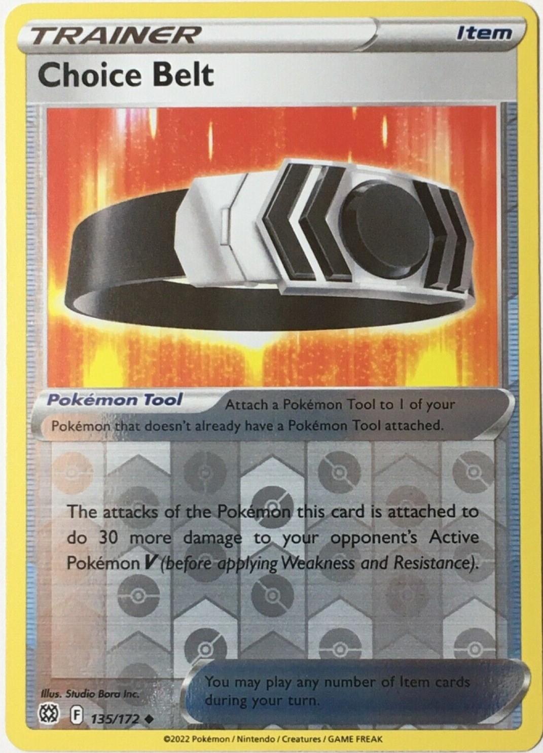 Choice Belt [Reverse Holo] #135 Pokemon Brilliant Stars