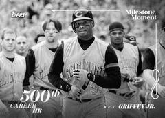 Ken Griffey Jr. Baseball Cards 2022 Topps Black and White Milestone Moment Prices