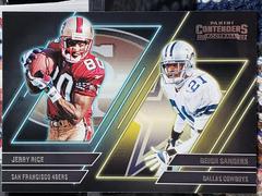 Jerry Rice, Deion Sanders #CS-RS Football Cards 2022 Panini Contenders Series Prices