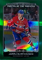 Juraj Slafkovsky [Rainbow Green] #599 Hockey Cards 2022 O Pee Chee Prices
