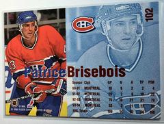 Backside | Patrice Brisebois Hockey Cards 1994 Fleer