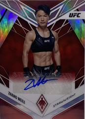 Zhang Weili [Red] #PX-ZWL Ufc Cards 2023 Panini Chronicles UFC Phoenix Autographs Prices