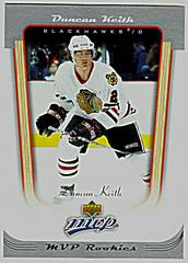 Duncan Keith #435 Hockey Cards 2005 Upper Deck MVP Prices