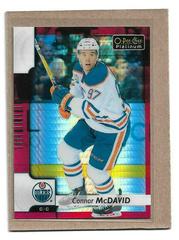 Connor McDavid [Red Prism] Hockey Cards 2017 O Pee Chee Platinum Prices
