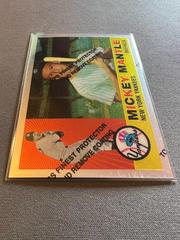 1960 Topps Reprint [w/ Coating] Baseball Cards 1996 Topps Mantle Finest Prices
