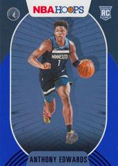 Anthony Edwards [Blue] #216 Basketball Cards 2020 Panini Hoops Prices