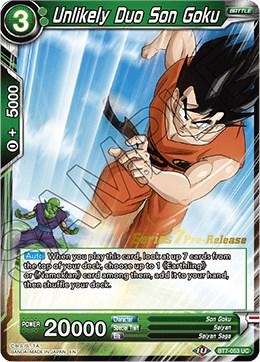 Unlikely Duo Son Goku BT7-053_PR Dragon Ball Super Series 7 Pre-Release Promos