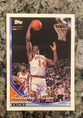 Anthony Mason #78 Basketball Cards 1993 Topps Prices