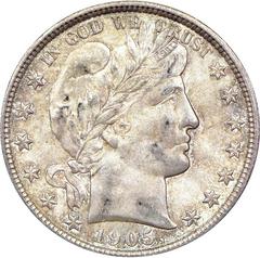 1905 Coins Barber Half Dollar Prices