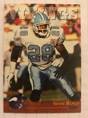 Sean Boyd #96 Football Cards 1996 Classic NFL Draft Prices