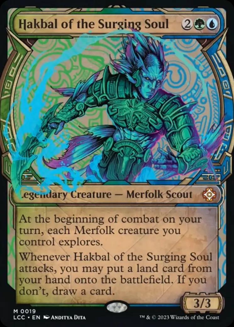 Hakbal of the Surging Soul #19 Magic Lost Caverns of Ixalan Commander