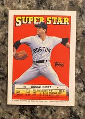 Back | Alan Trammell, Bruce Hurst Baseball Cards 1988 Topps Stickercard