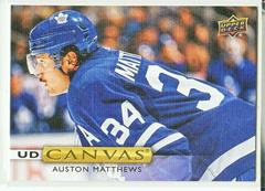 Auston Matthews #C122 Hockey Cards 2019 Upper Deck Canvas Prices
