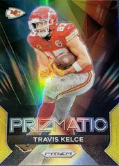 Travis Kelce [Gold] #10 Football Cards 2023 Panini Prizm Prizmatic Prices