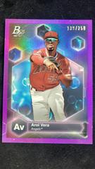 Arol Vera [Purple] #PE-28 Baseball Cards 2022 Bowman Platinum Precious Elements Prices