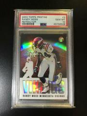 Randy Moss [Refractor] #3 Football Cards 2003 Topps Pristine Prices