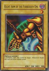 Right Arm of the Forbidden One LOB-122 YuGiOh Legend of Blue Eyes White Dragon Prices