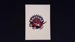 Raptors Team Logo #211 Basketball Cards 1995 Collector's Choice International European Stickers Prices