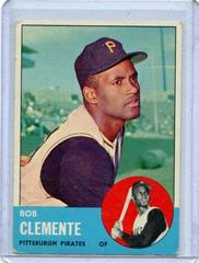 Bob Clemente Baseball Cards 1963 Topps Prices