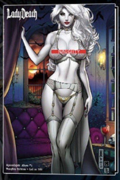 Lady Death: Apocalyptic Abyss [Naughty] #1 (2018) Comic Books Lady Death: Apocalyptic Abyss