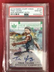 Trae Young [Jade] #TYG Basketball Cards 2018 Panini Court Kings Heir Apparent Autographs Prices