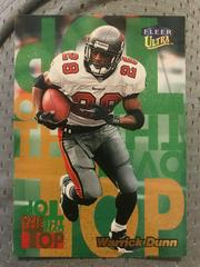 Warrick Dunn #6 Football Cards 1999 Ultra Over the Top Prices